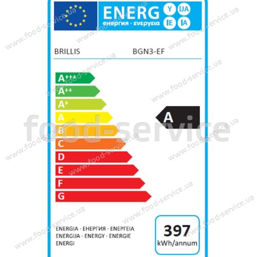 Стол холодильный Brillis BGN3-R290-EF 3-дверный